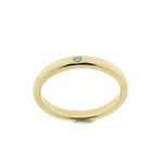 Image 3 of Gold solitaire ring with diamond | Tiffany & Co; By Elsa Peretti