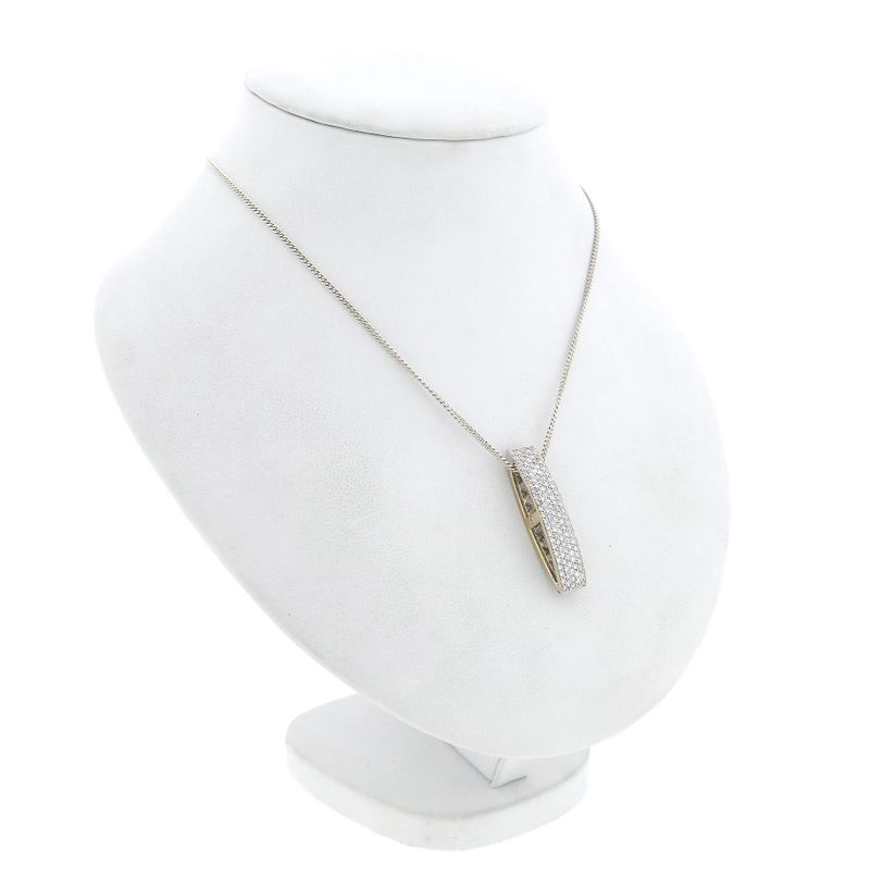 Image 5 of 18K Luxury White Gold Pendant with Diamonds