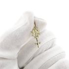 Image 8 of Gold pendant of a Huguenot cross