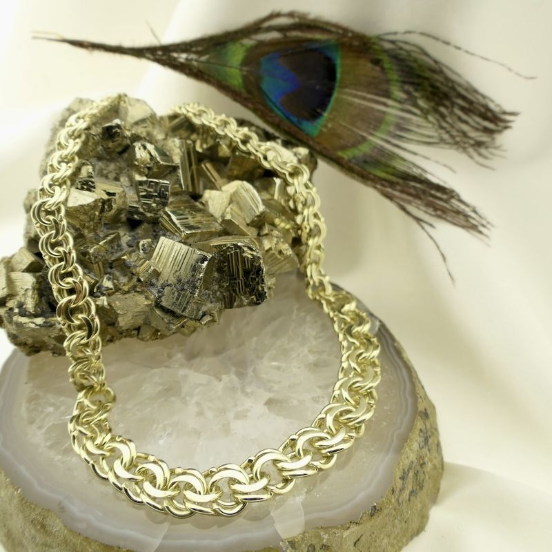 Image 2 of Golden Prince of Wales link chain