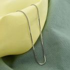 Image 2 of White gold Venetian link chain