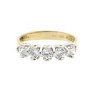 Image 4 of Gold ring with zirconia