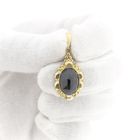 Image 11 of Vintage gold pendant with garnet