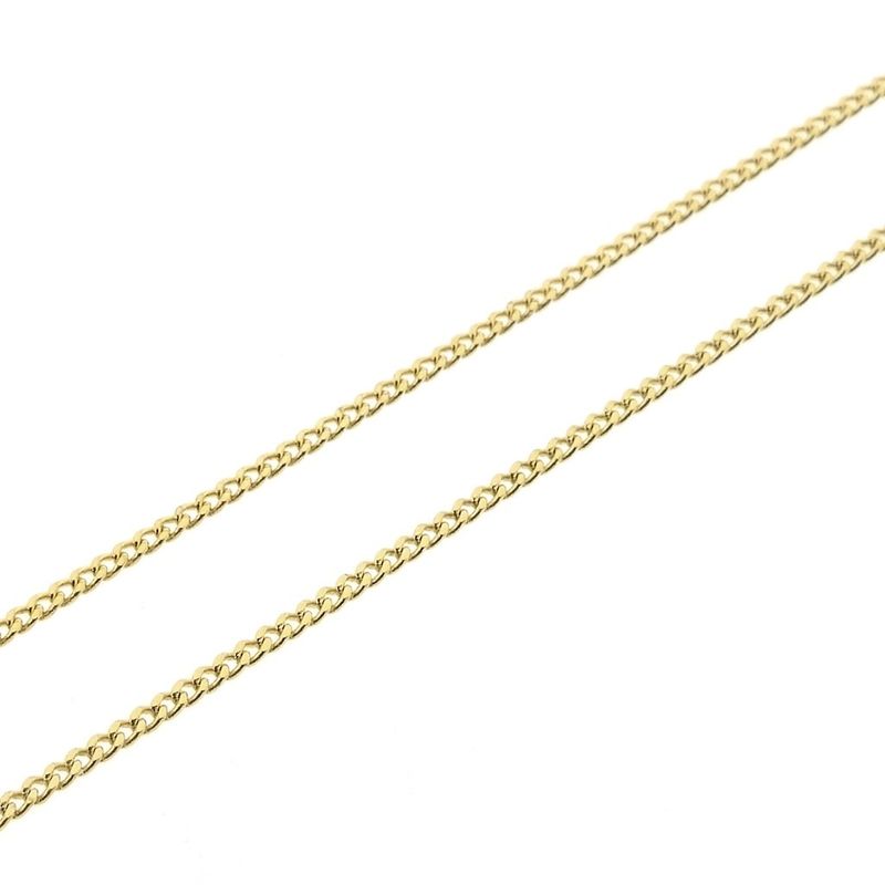 Image 6 of Gold gourmet link chain | 50 cm
