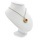 Image 8 of 18 carat gold pendant with goldstone