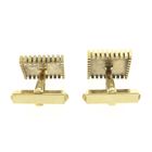 Image 5 of Gold cufflinks with Lapis Lazuli