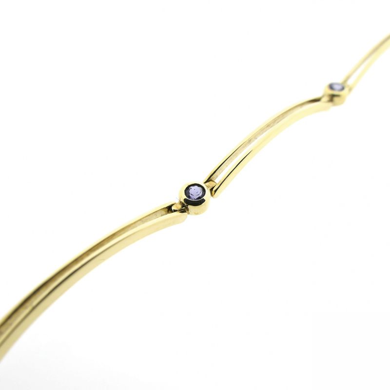 Image 7 of 8 carat fantasy link bracelet with tanzanite