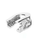 Image 8 of Steel Flex bracelet with white gold charm and diamond | 0.20 ct.