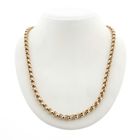 Image 4 of Bicolor gold jasseron necklace | 51 cm