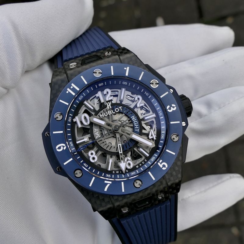 Image 15 of Hublot Big Bang Unico GMT Carbon Blue Ceramic 471.QL.7127.RX; Automatic men's watch