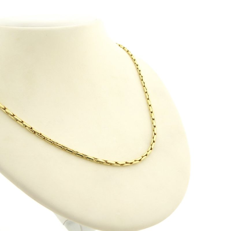 Image 3 of Gold anchor link necklace