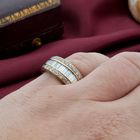 Image 4 of Gold ring with diamonds; 1.20 ct.