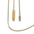 Image 1 of Gold jasseron link chain with decorative clasp | 44 cm