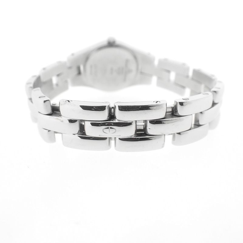 Image 14 of Baume Mercier Linea; 18k gold women's watch with diamonds and mother-of-pearl dial