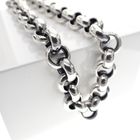 Image 2 of Silver robust jasseron necklace | 63 cm