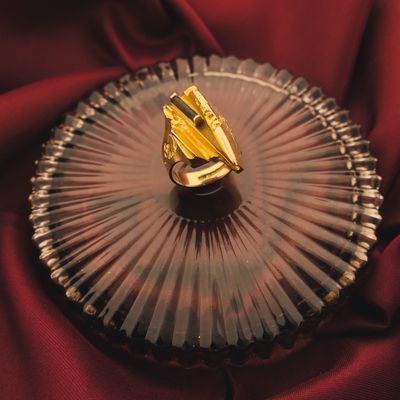 Image 2 of Golden Lapponia ring; Tourmaline river