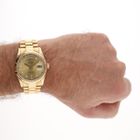 Image 11 of Rolex Day-Date 36mm 'Diamond Dial' 118238; 18k. Gold watch in full set