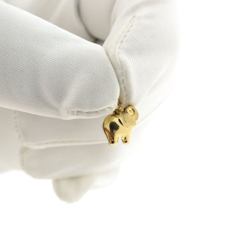 Image 11 of 18K Gold Elephant Pendant | Minimalist
