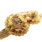 Image 9 of Antique gold pendant of a hat bell