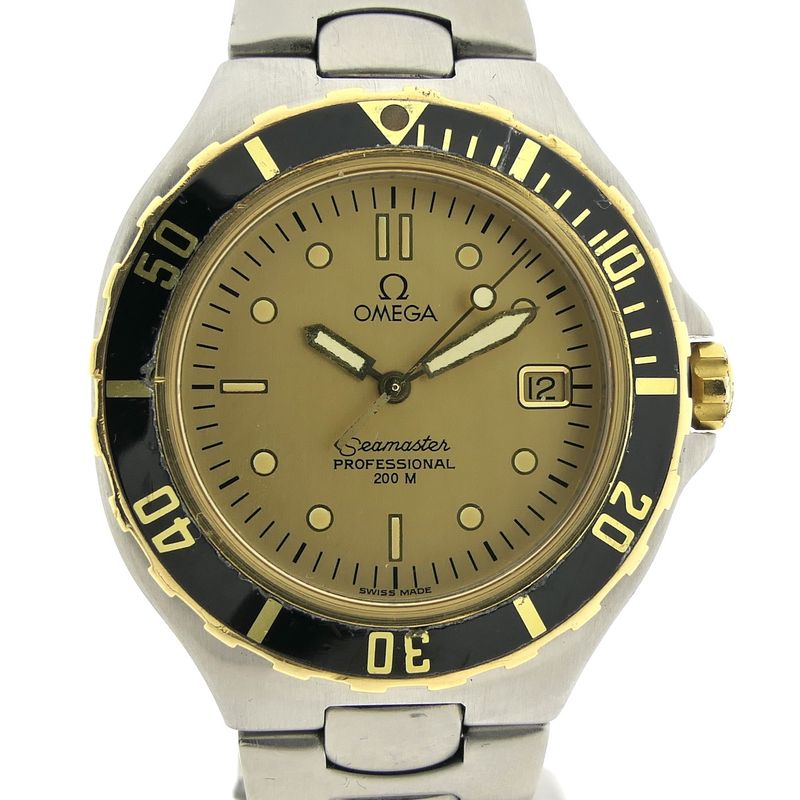 Image 7 of Omega Seamaster Pre-Bond 396.1042; Gold/steel men's watch