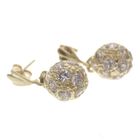 Image 1 of Gold earrings with zirconia stones