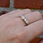 Afbeelding 10 van Gouden rijring met zirconia