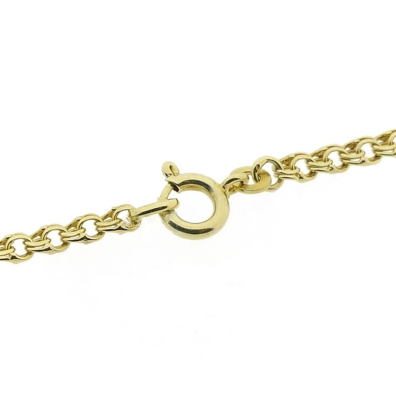 Image 5 of Golden Prince of Wales link chain; 45 cm