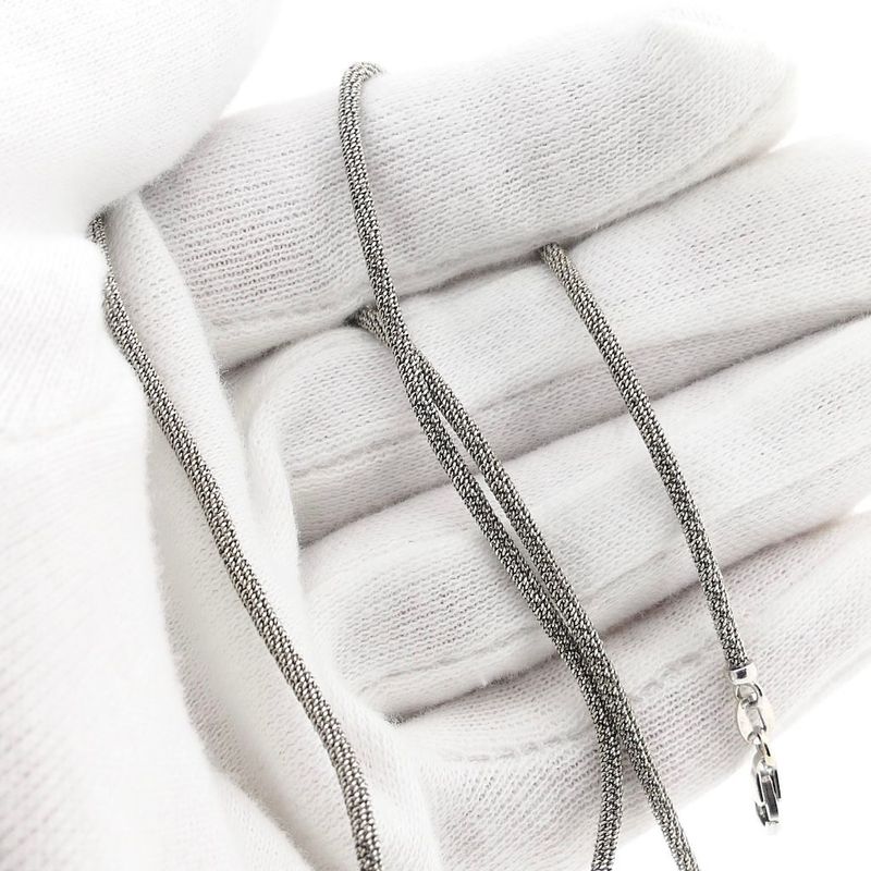 Image 7 of White Gold Fantasy Link Necklace