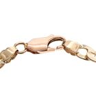 Image 4 of 9-carat two-tone infinity link bracelet; 20 cm