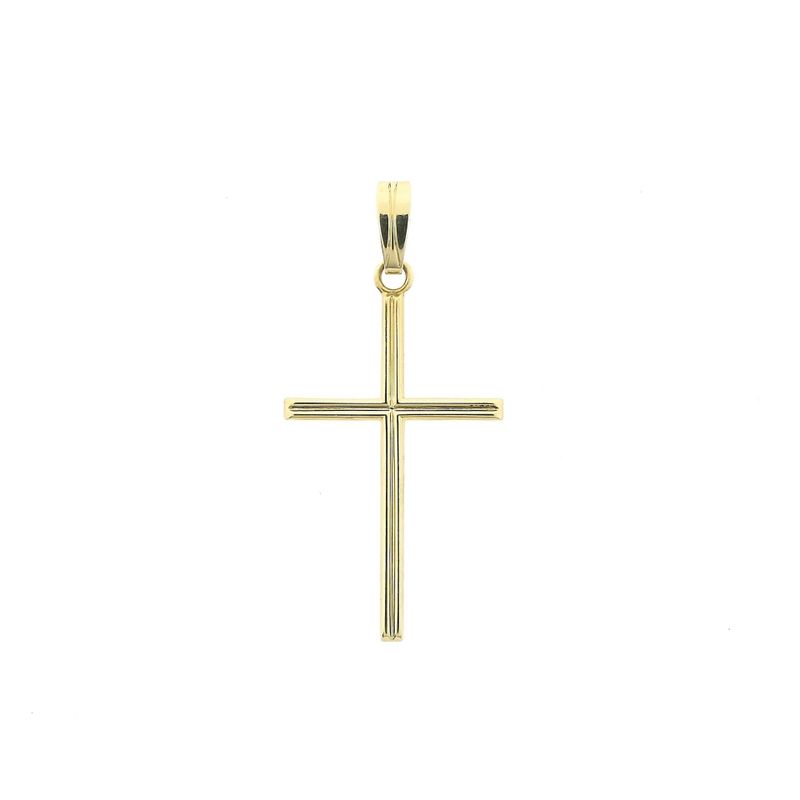 Image 1 of Gold pendant of a cross