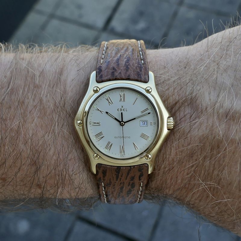 Image 17 of Ebel 1911 Automatic 893902; 18k gold watch