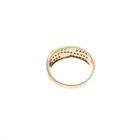 Image 3 of Gold ring | 0.16 ct. pavé-set diamonds