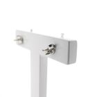 Image 7 of Silver trumpet stud earrings