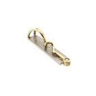 Afbeelding 3 van Bicolor gouden hanger met diamant | 0,02 ct.