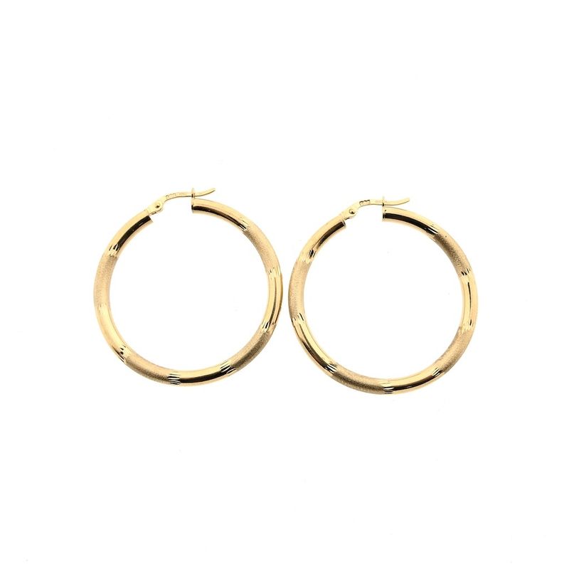 Image 4 of Gold earrings Ø 35.4 mm