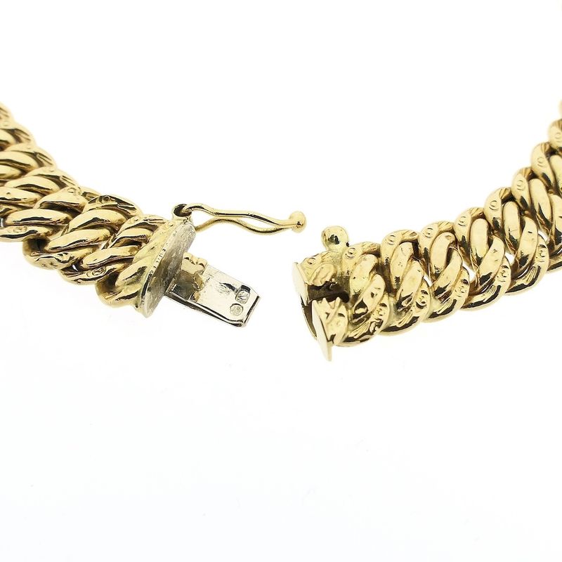Image 4 of 18K Gold fantasy link bracelet | 19 cm