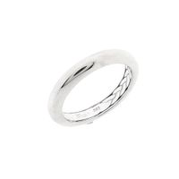 Blush white gold sliding ring