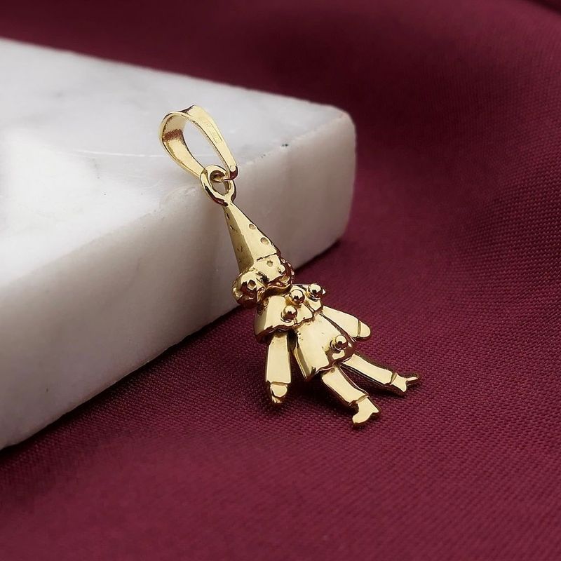 Image 2 of Golden Harlequin Pendant