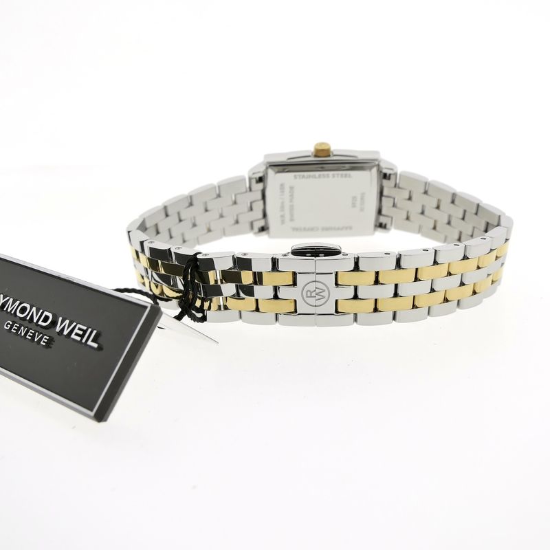 Image 12 of Raymond Weil Toccata 5925-STP-00995; Bi-color women's watch with diamonds