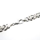 Image 6 of Long silver flat king chain | 72 cm