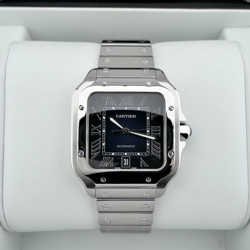 Image 19 of Cartier Santos 'Large' 4072 WSSA0018; Automatic men's watch