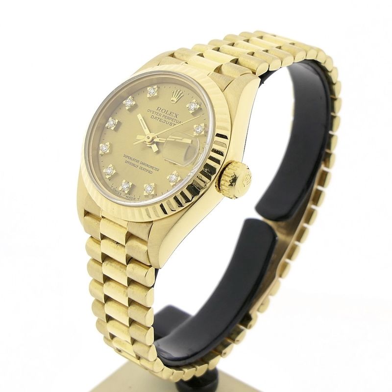 Image 2 of Rolex Datejust 26mm 18k Gold Women's Watch