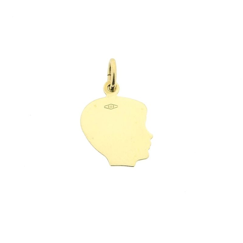 Image 5 of Gold pendant child's head boy