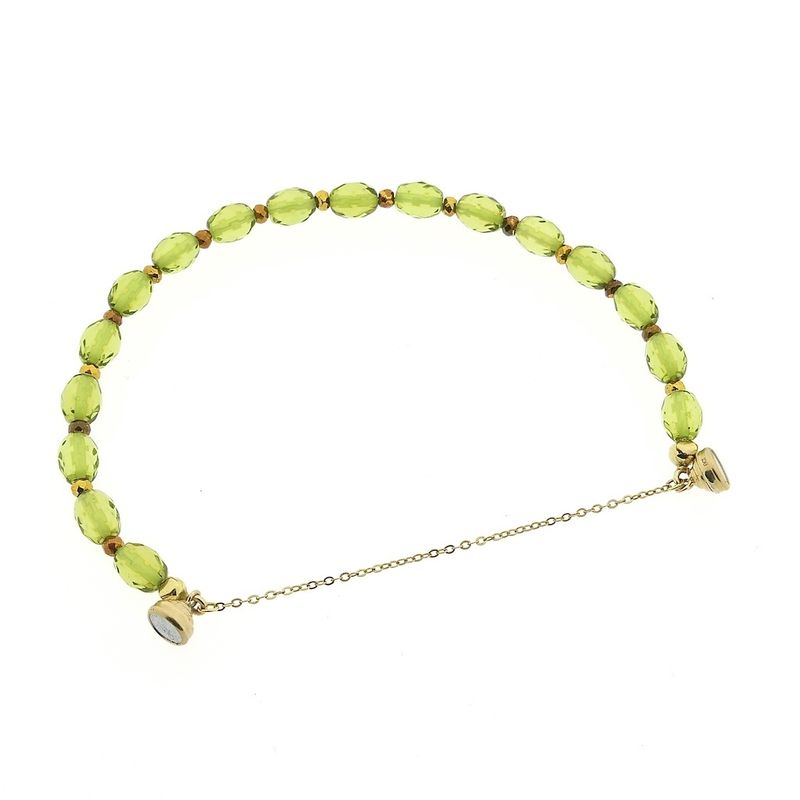 Image 6 of 9 carat peridot bead bracelet