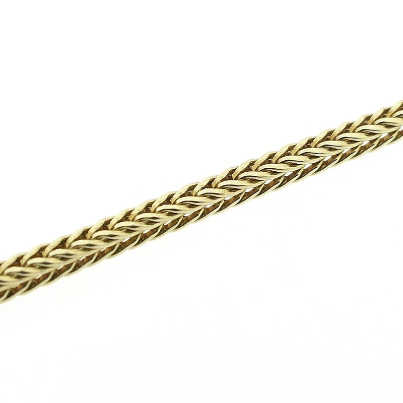 Image 3 of Gold long foxtail link chain | 71.5 cm