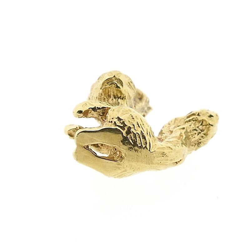 Image 10 of Solid gold squirrel pendant