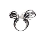 Image 4 of 18-karat exclusive white gold cocktail ring with 4.40 ct. diamonds.