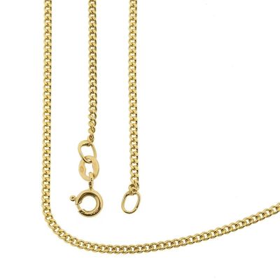 Image 1 of Gold gourmet link chain | 40 cm