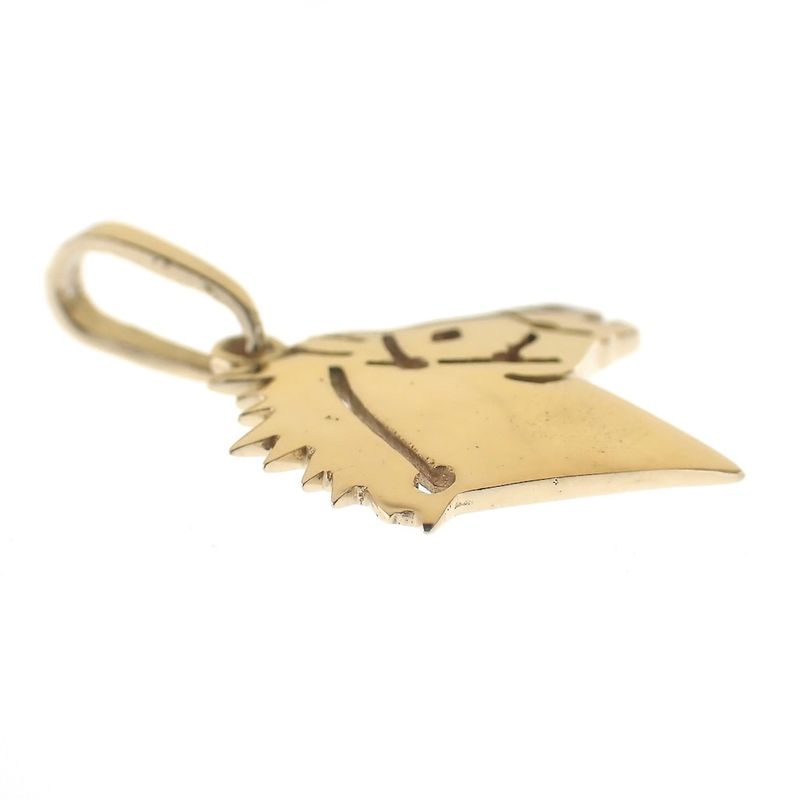 Image 4 of Gold pendant of a horse's head
