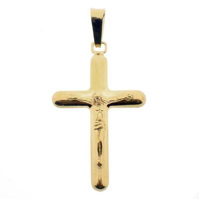 Gold pendant of a cross with corpus Image 1 of Gold pendant of a cross with corpus